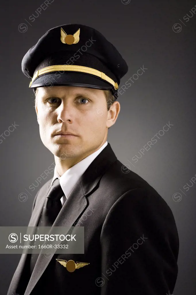 Portrait of a pilot smiling