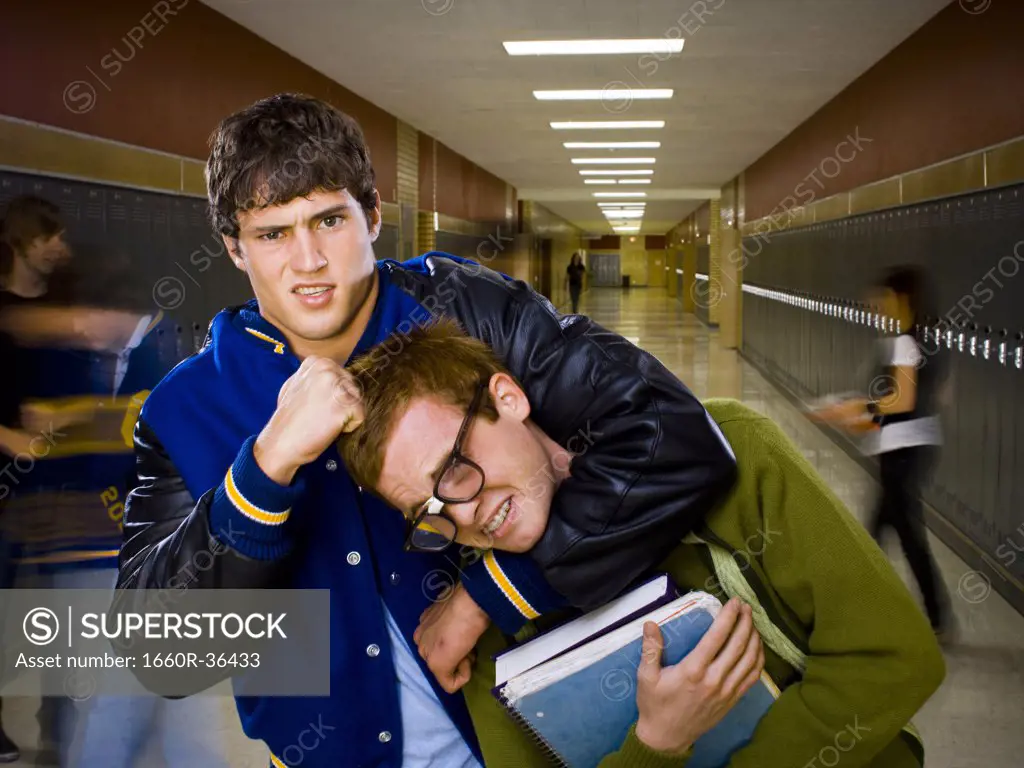 High School Jock and Nerd.