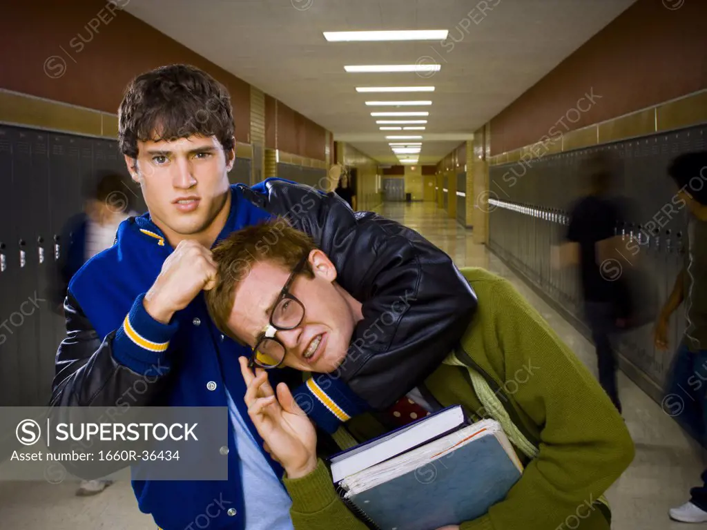 High School Jock and Nerd.