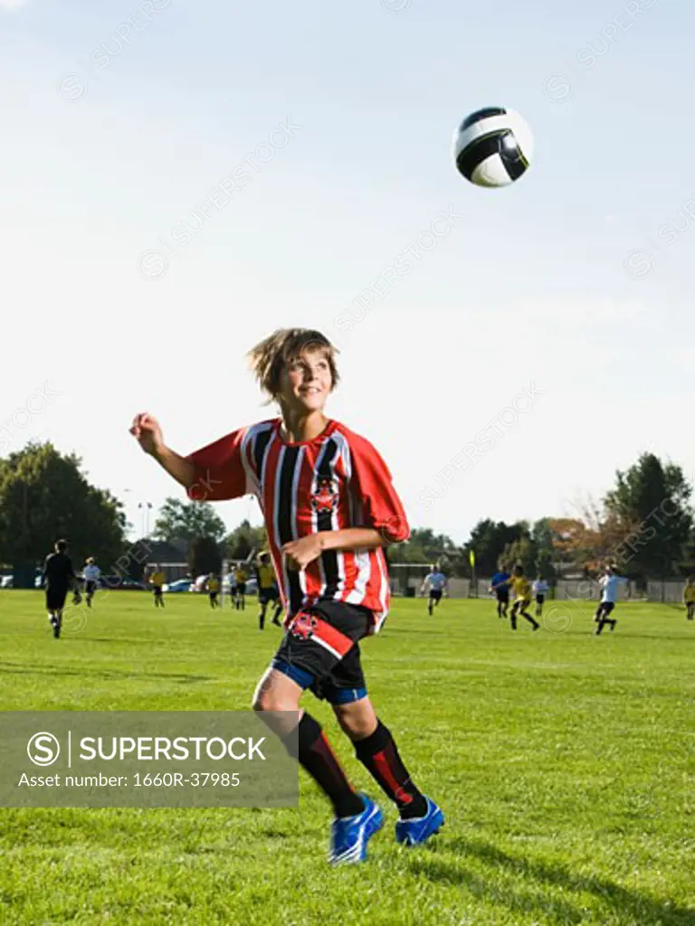 young soccer player
