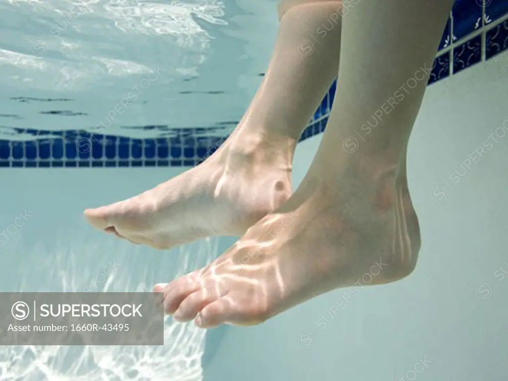 feet underwater