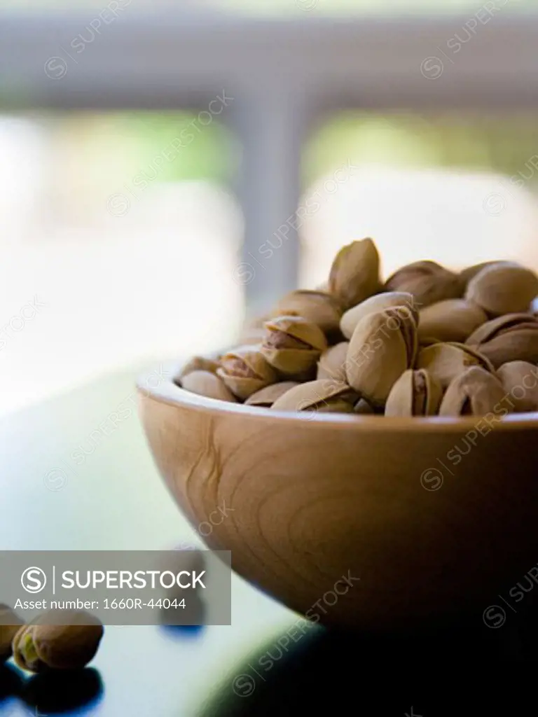bowl of pistachios