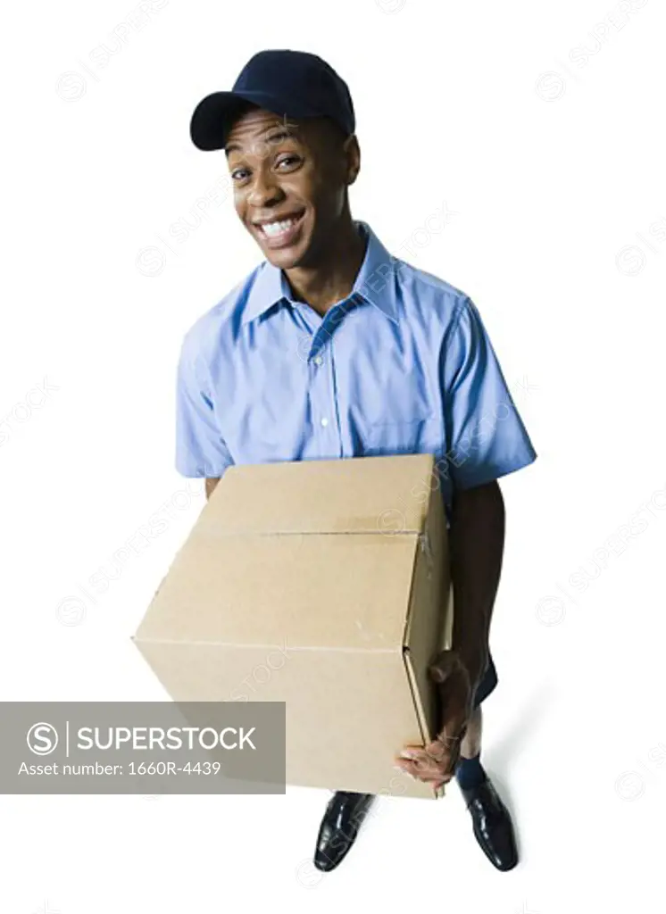 Portrait of a delivery man