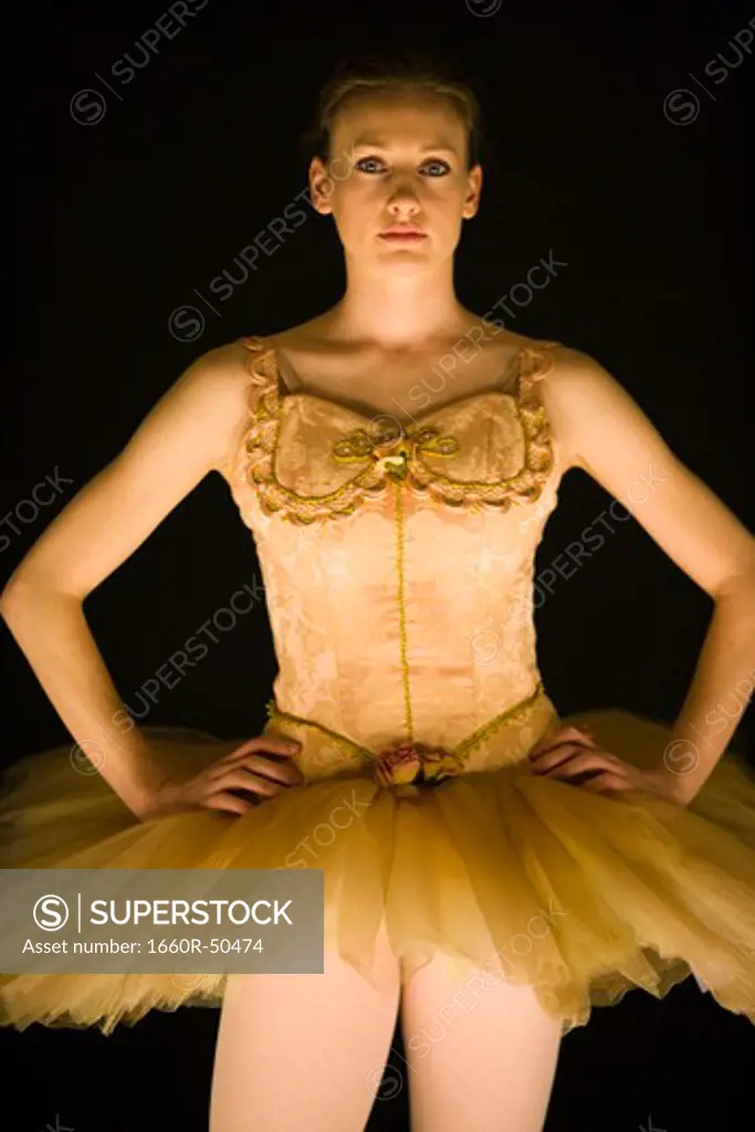 Portrait of ballet dancer