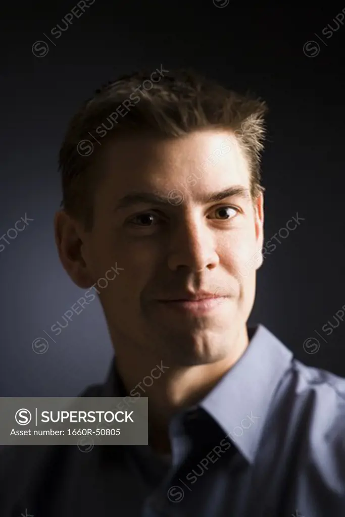 Man posing in a shirt