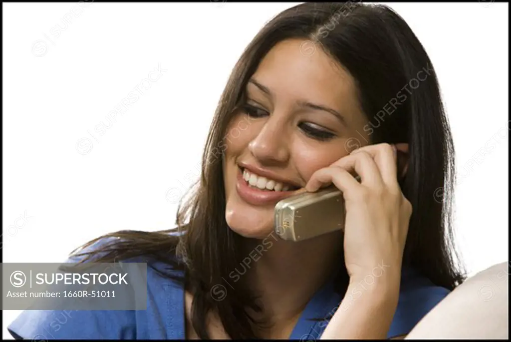 Woman with cellphone