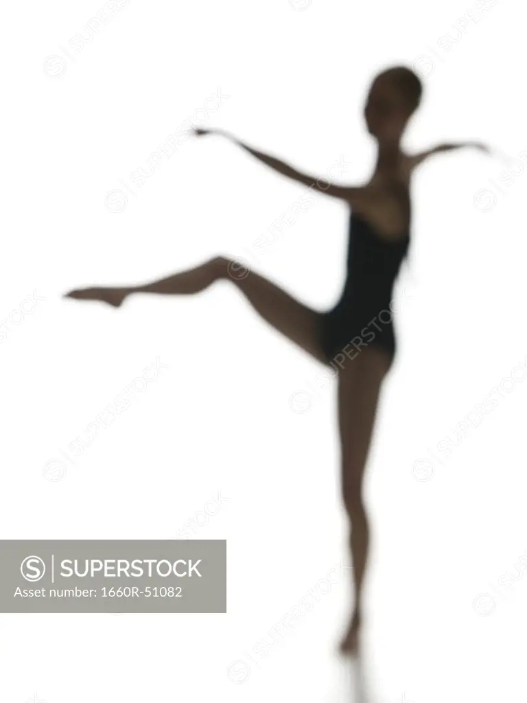 Silhouette of ballet dancer