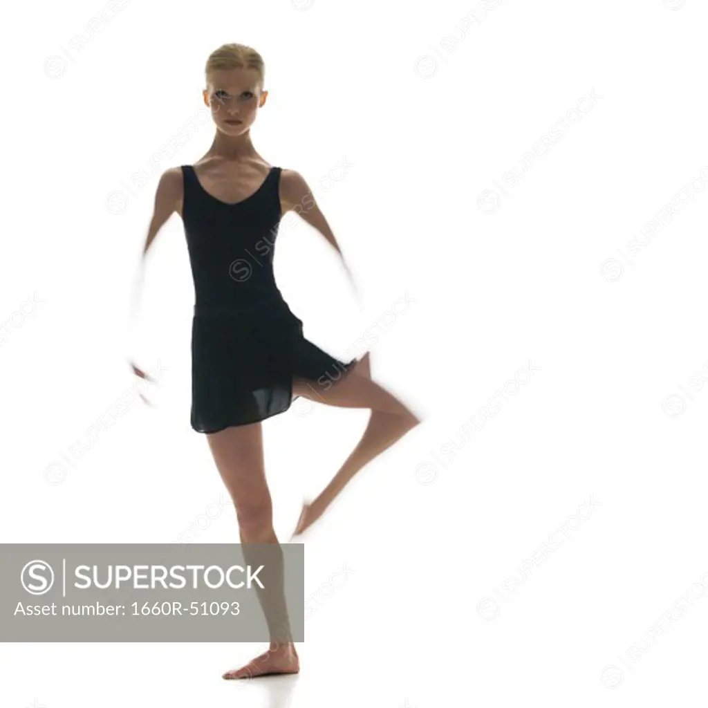 Silhouette of ballet dancer