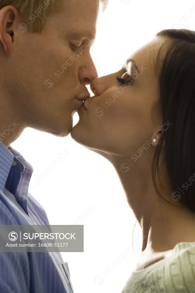 Couple kissing