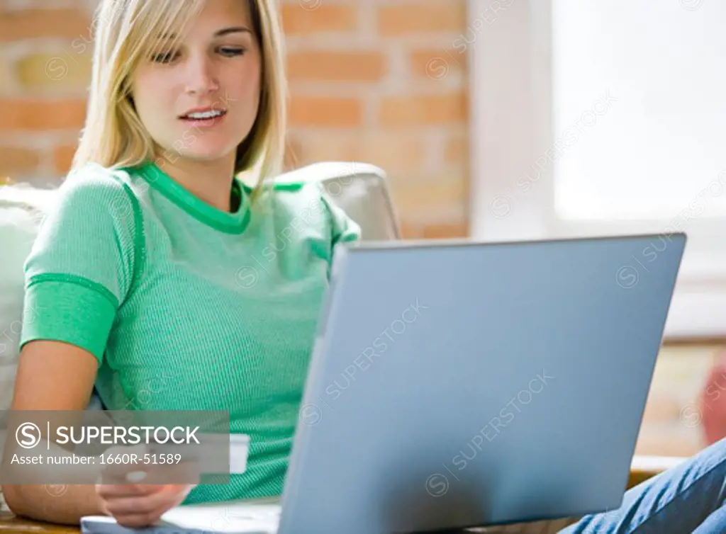 Woman at laptop