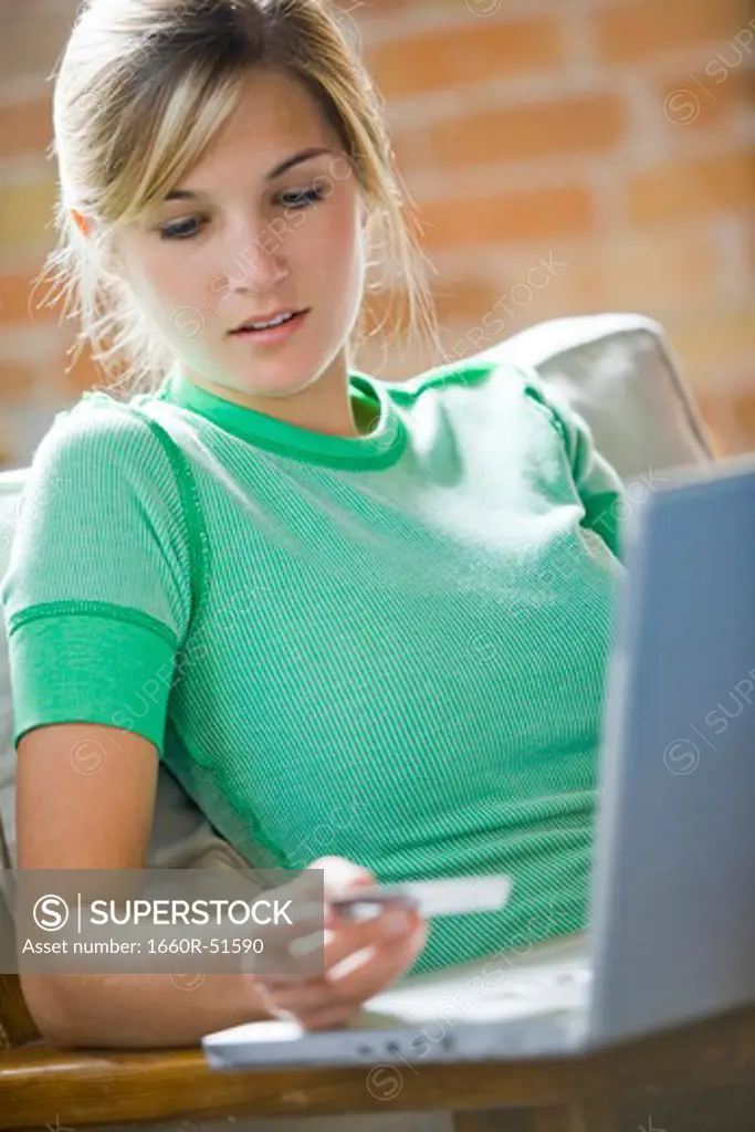 Woman at laptop