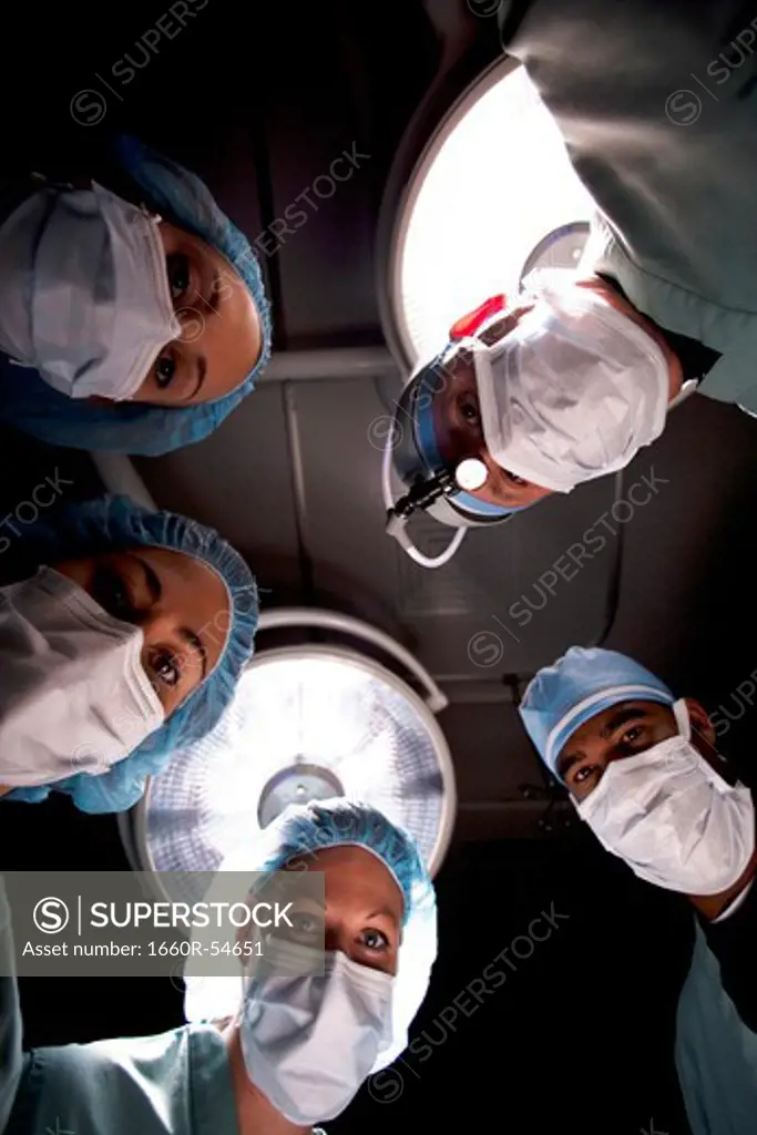 Medical personnel in surgery