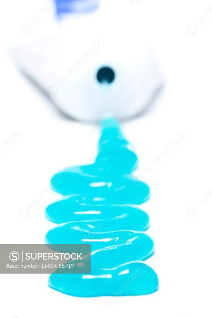 Toothpaste spilling out of tube