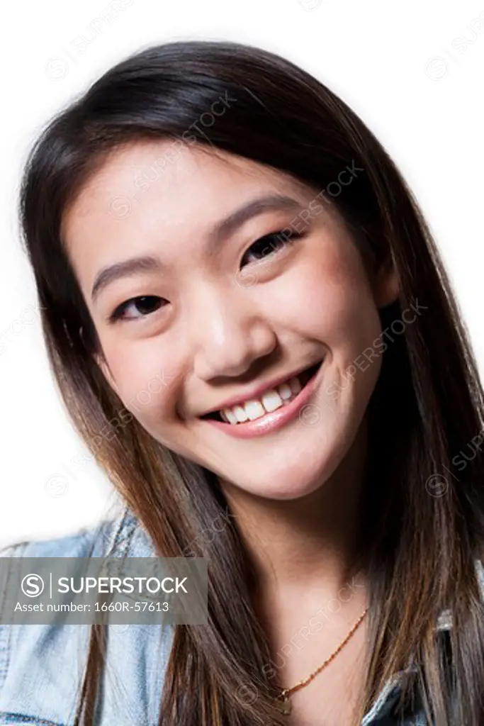 Young adult woman smiling
