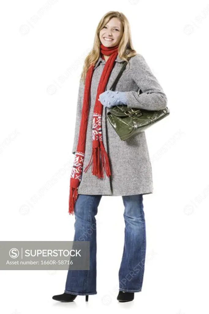 girl in a coat