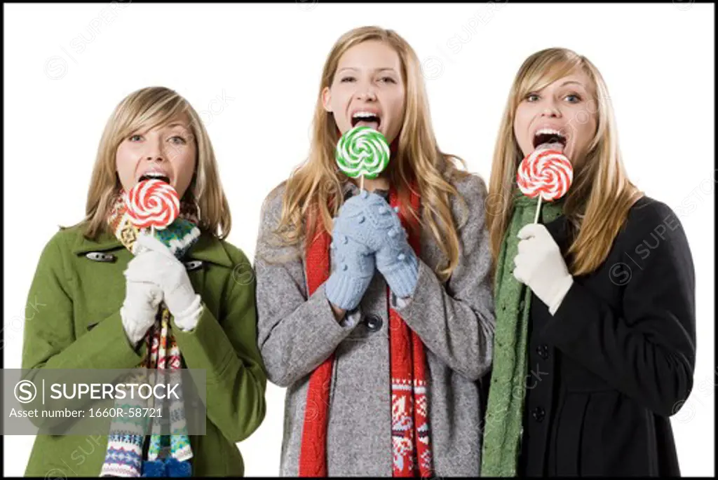 girls with lollipops
