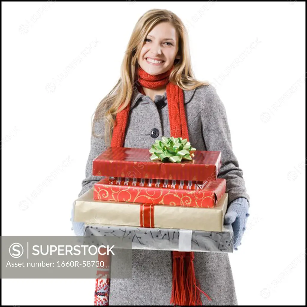 girl with presents