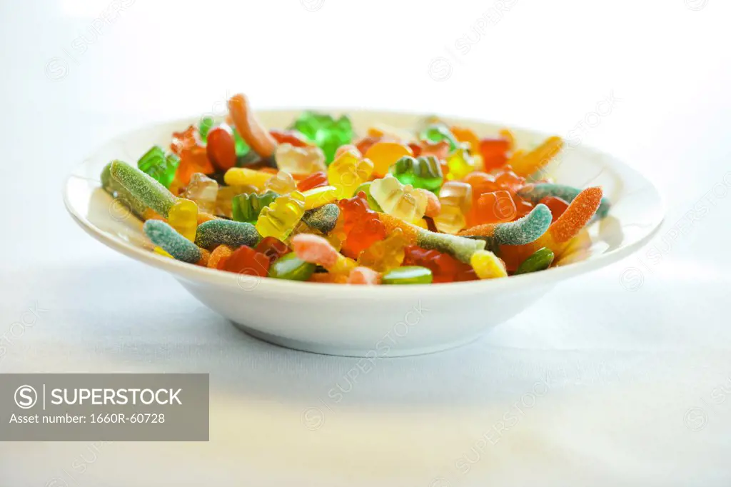 Gummy bears and gummy worms
