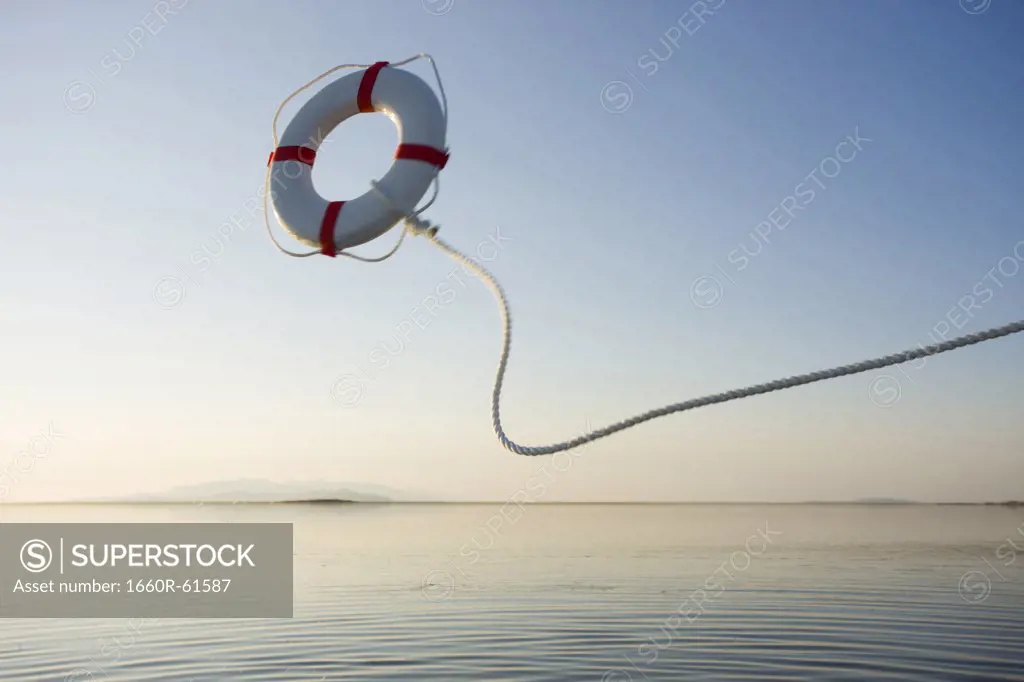 life preserver in the middle of nowhere