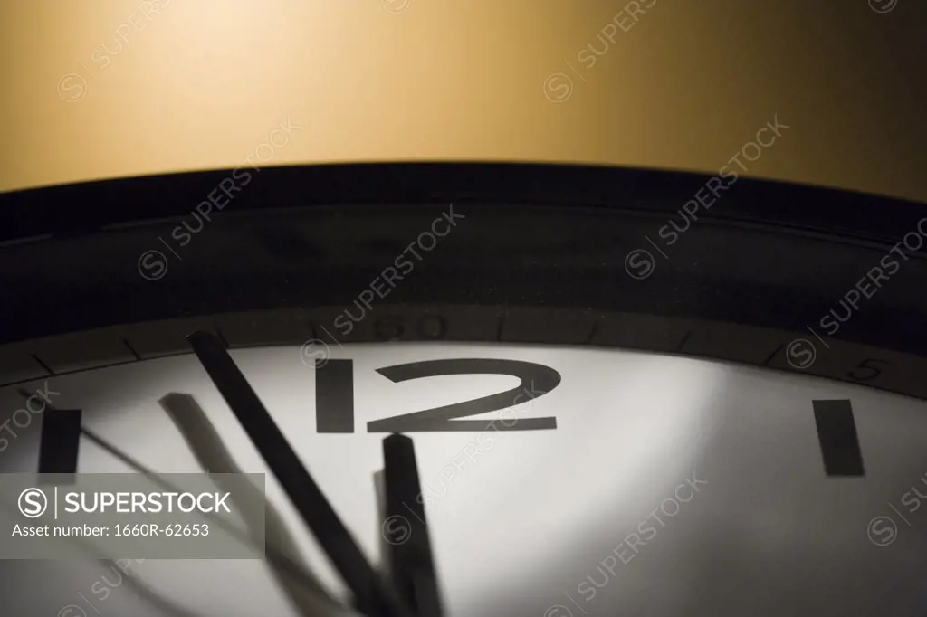 Close-up of clock