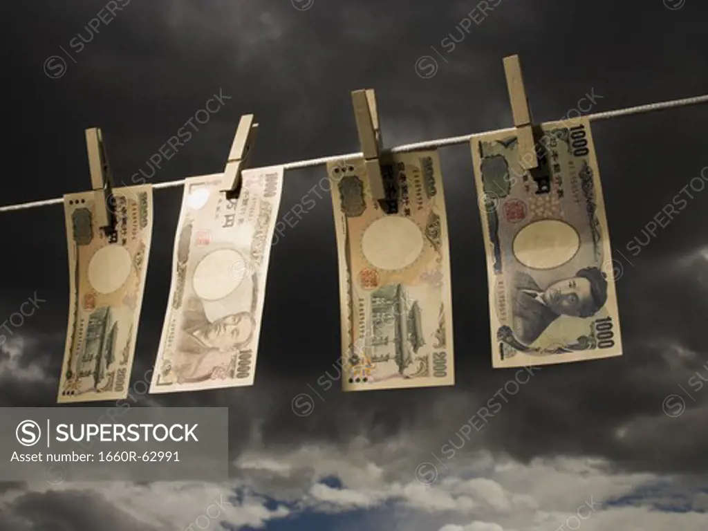Money laundering visual