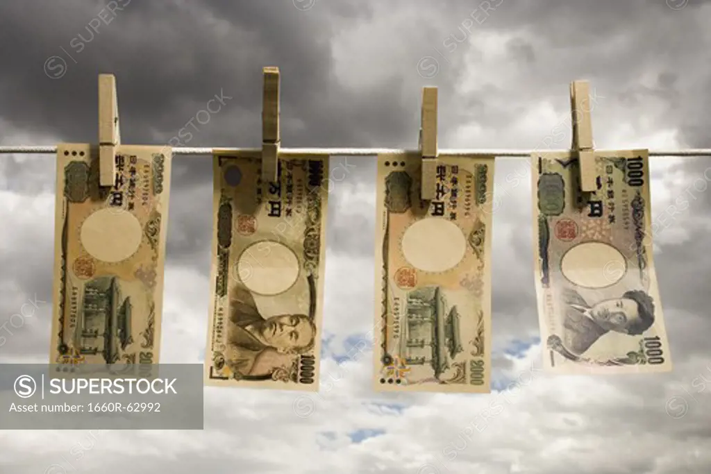Money laundering visual