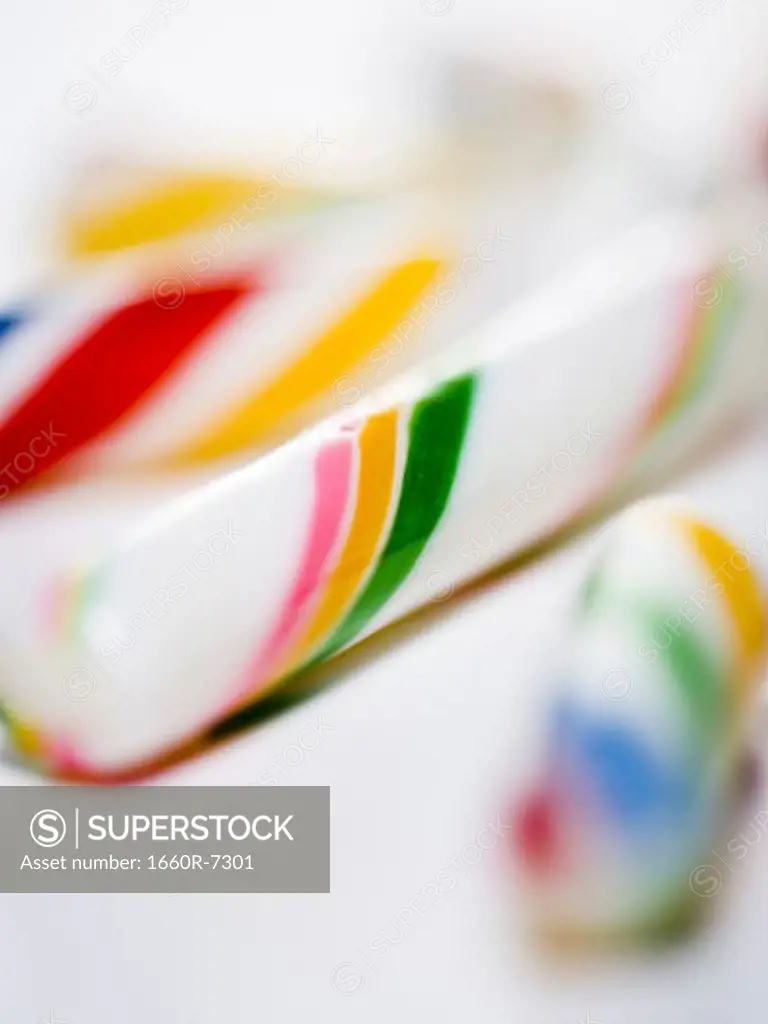Close-up of striped candy