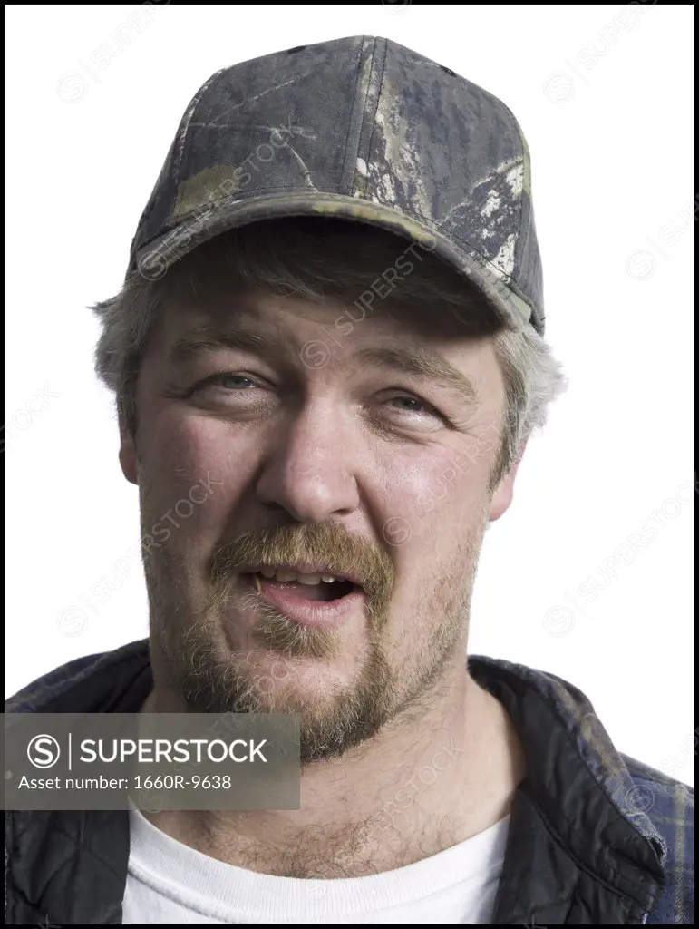 Portrait of a man wearing a cap
