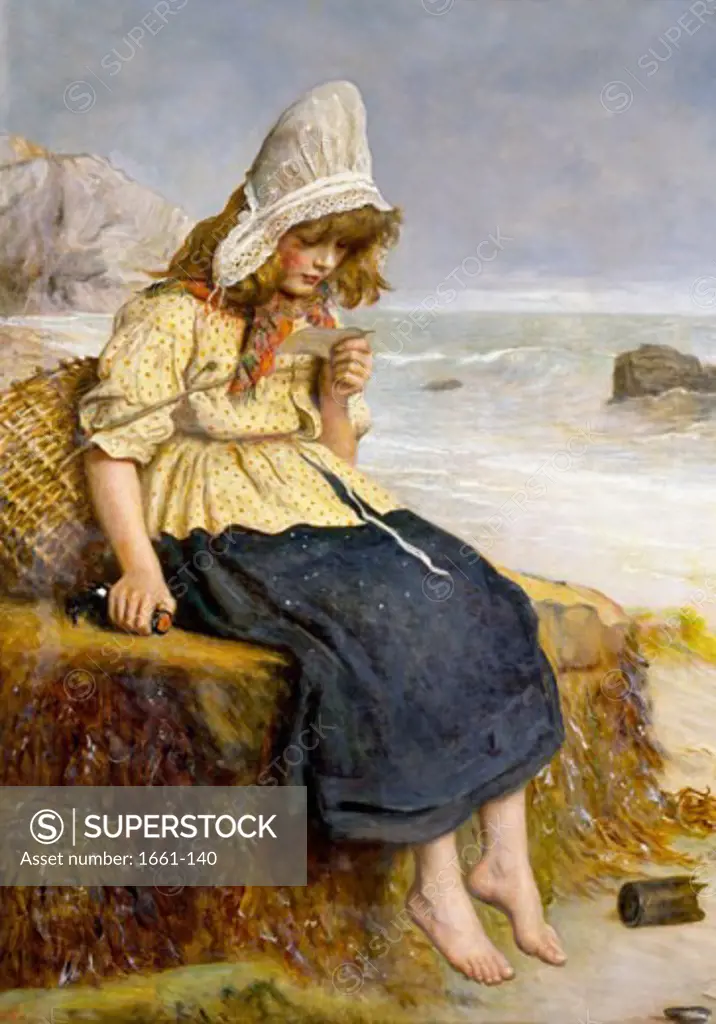 A Message from the Sea 1884 John Everett Millais (1829-1896 British)