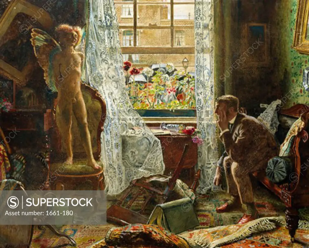 When Love Came into the House of a Respectable Citizen Byam Shaw (1872-1919 British)