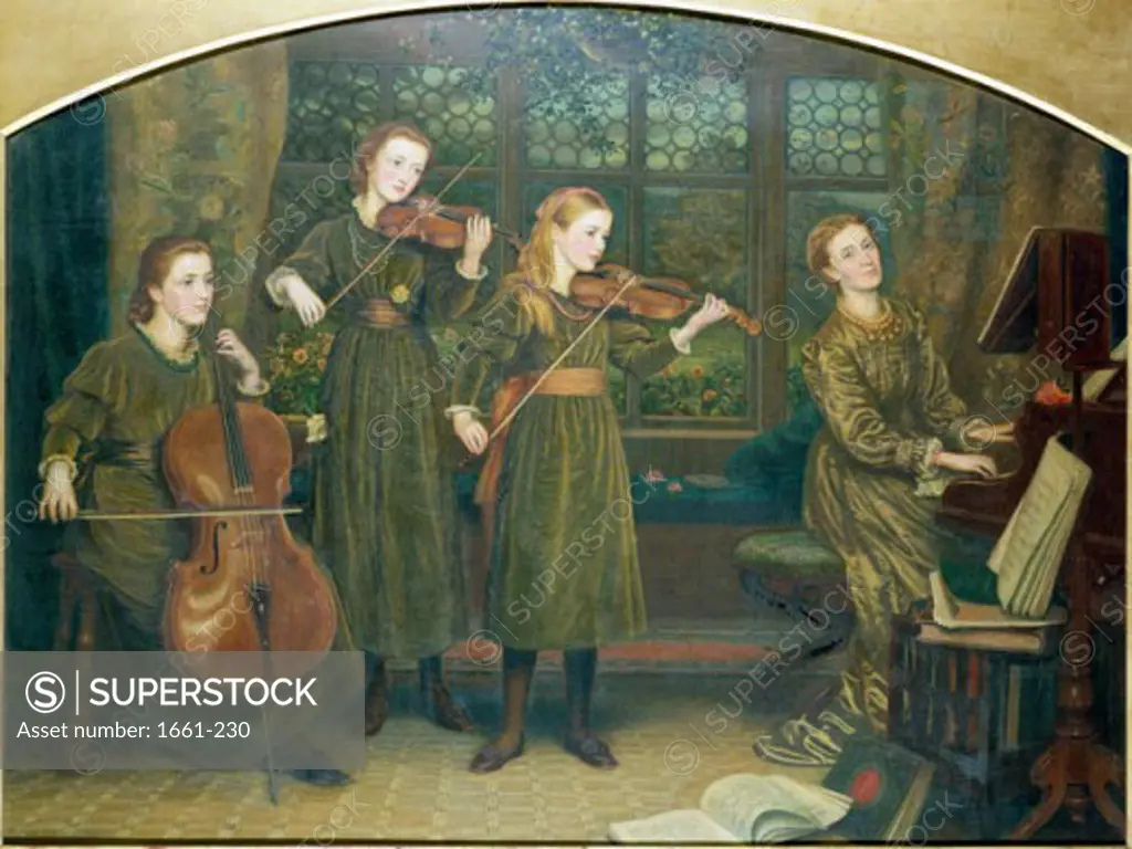 The Home Quartett 1883 Arthur Hughes (1832-1915 British)