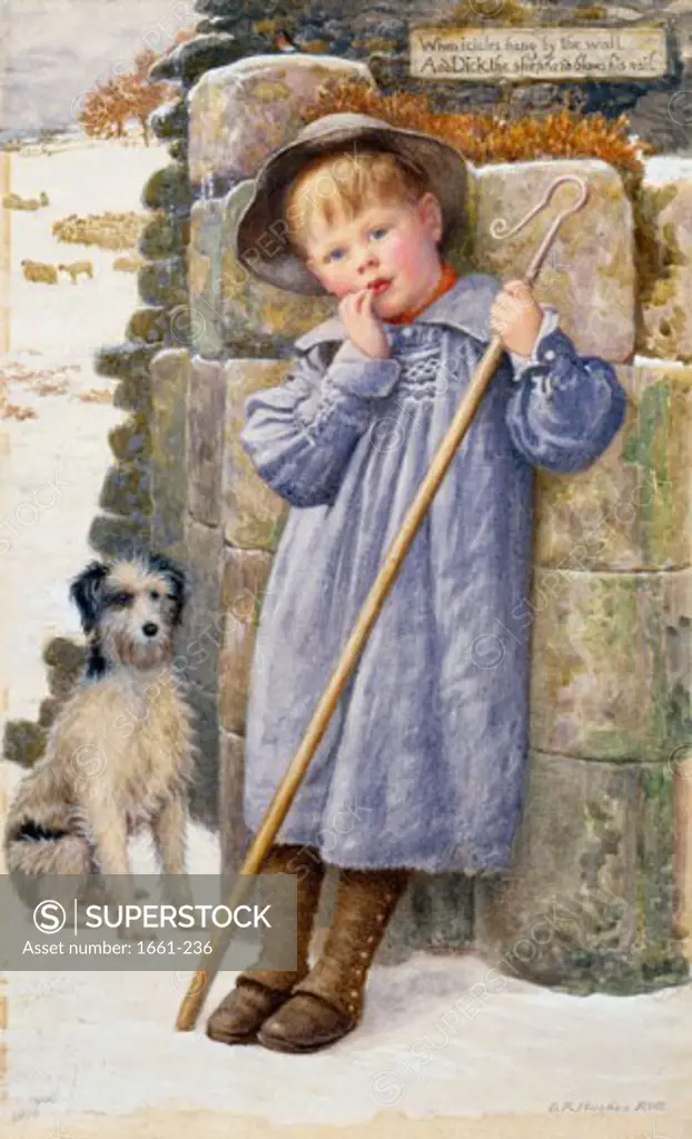 Dick the Shepherd 1906 Edward Robert Hughes (1851-1914 British)