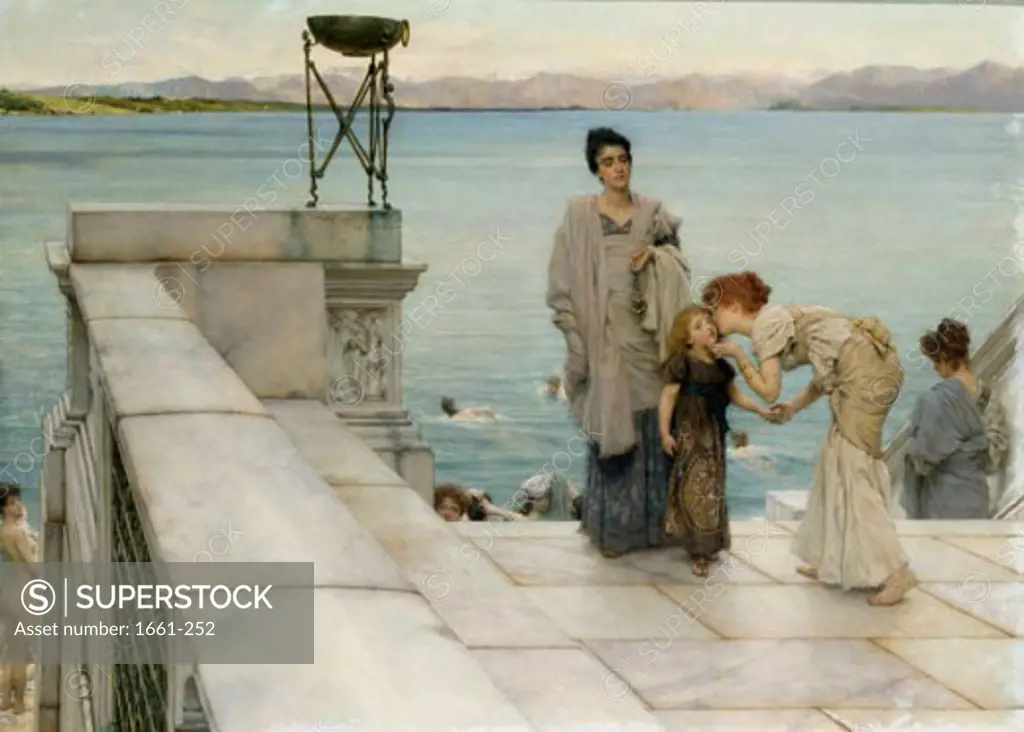 The Kiss Lawrence Alma-Tadema (1836-1912 Dutch) Private Collection