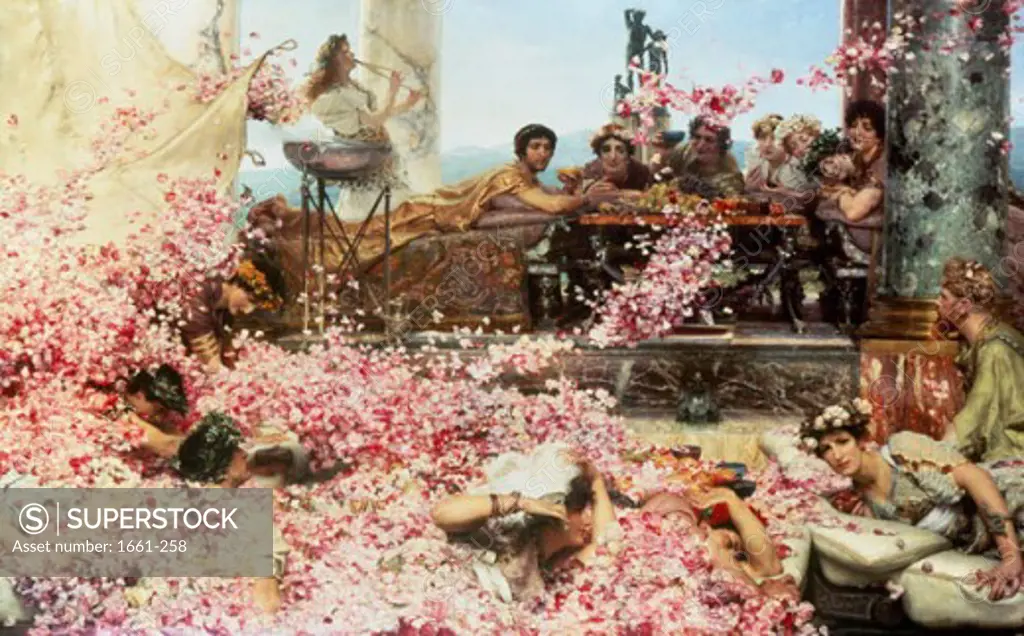 Roses of Heliogabalus Lawrence Alma-Tadema (1836-1912 Dutch) Private Collection