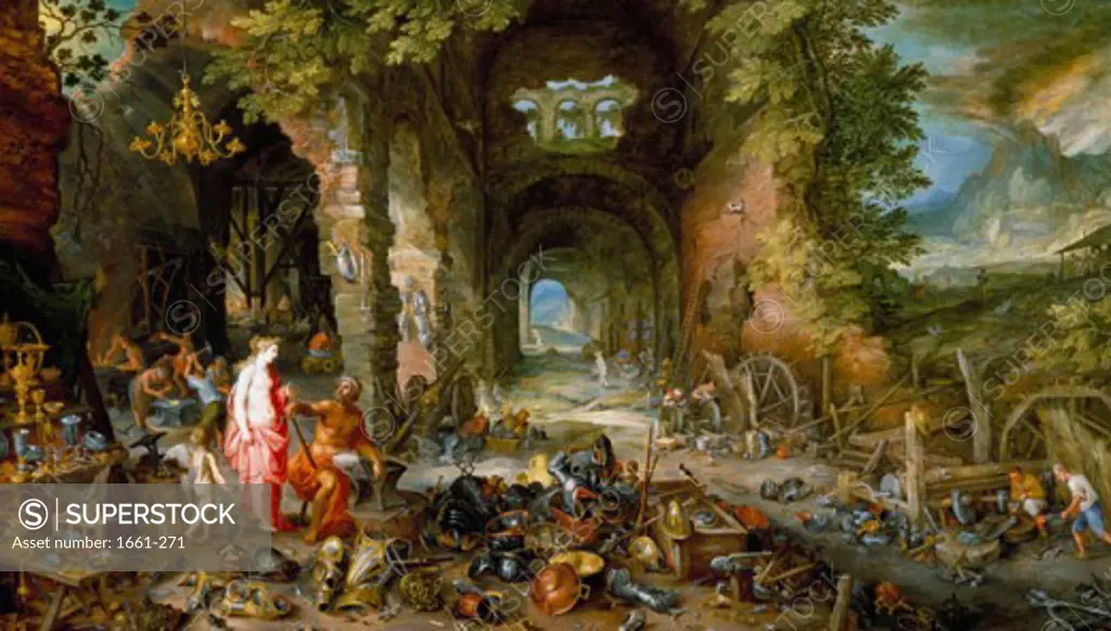 The Elements: Fire Jan Bruegel the Elder (1568-1625 Flemish)