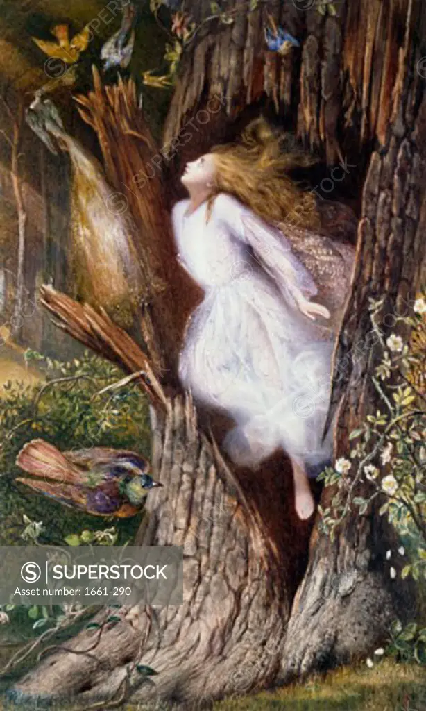 The Release of Ariel John Austen Fitzgerald (1832-ca.1906 British) Private Collection