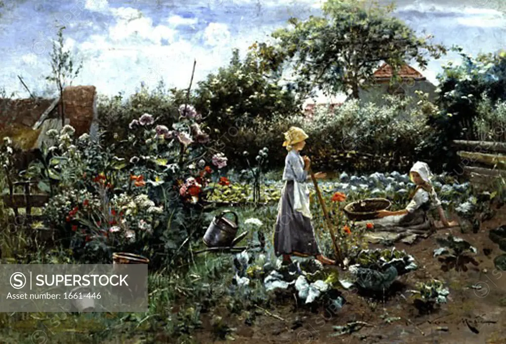 In the Vegetable Garden Nikola Masic (1852-1902)