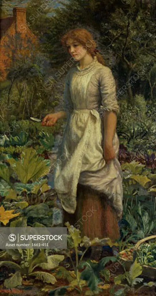 OF HERBS, AND OTHER COUNTRY MESSES (FROM MILTON-LYCIDAS) Arthur Hughes (1832-1915 British)