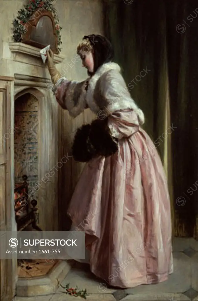 Madame Se Chauffe, 1871, John Callcott Horsley (1817-1903/British)