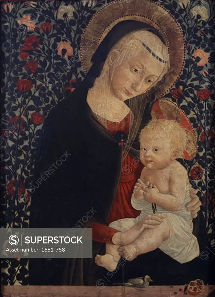 Madonna and Child, Pier Francesco Fiorentino, (1444-1497/Italian)