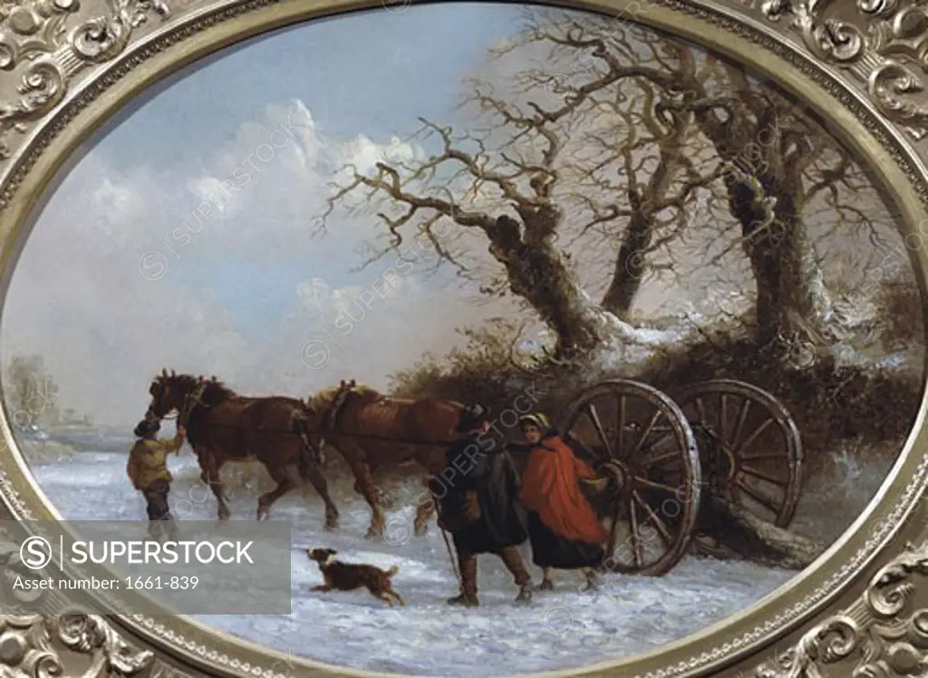 Winter Landscape, Thomas Smythe, (1825-1907/British)