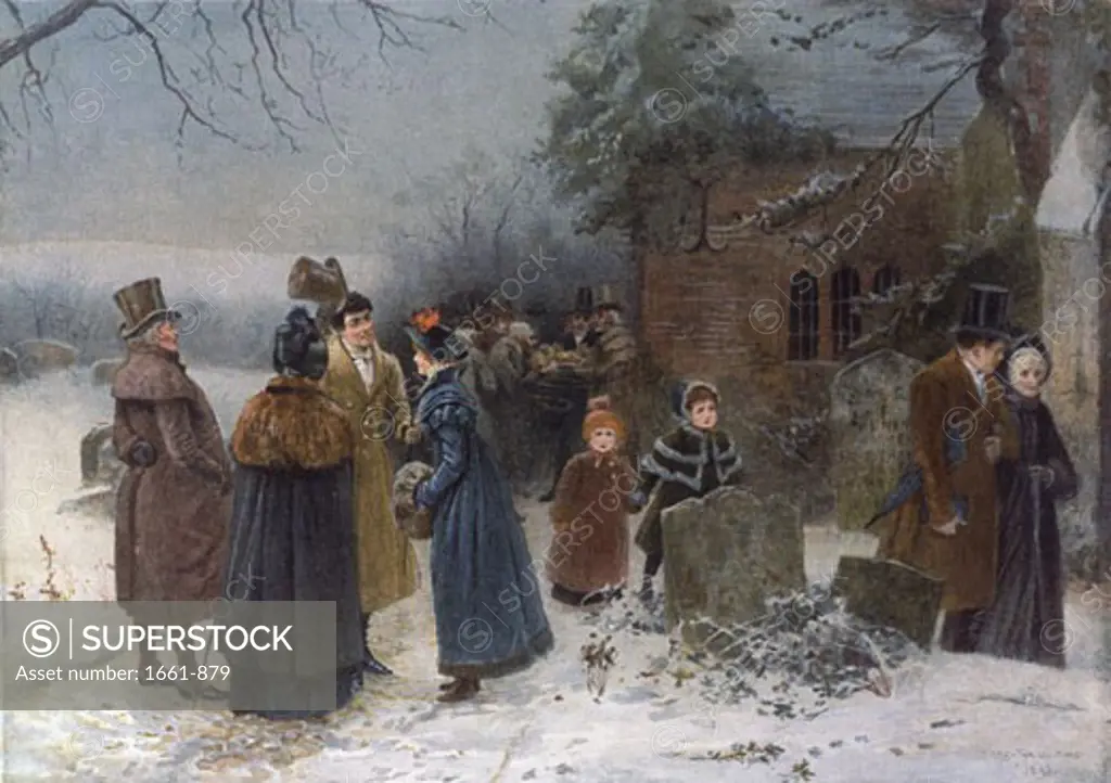 Christmas Morning, Edward Frederick Brewtnall, (1846-1902/British)