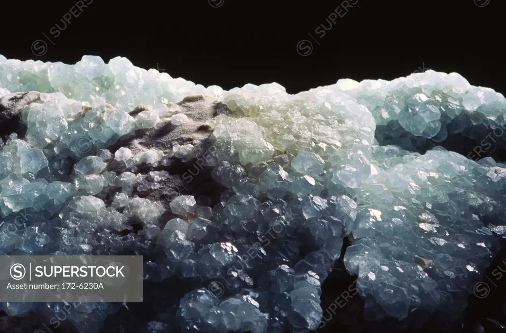 Close-up of fluorite crystal, Utah, USA