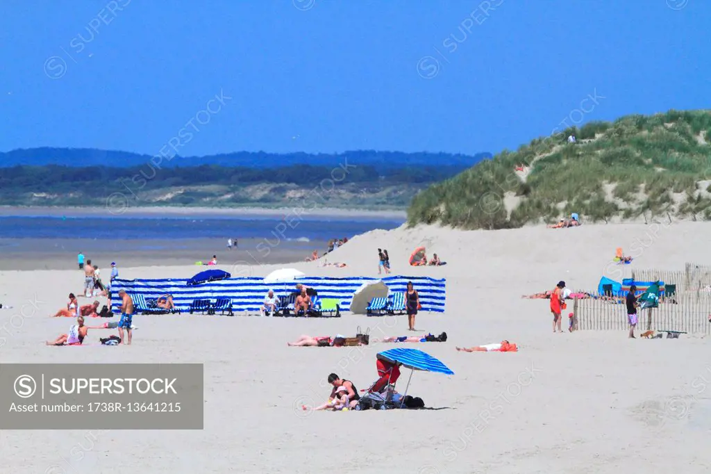 France, Northern France, Le Touquet. The beach.