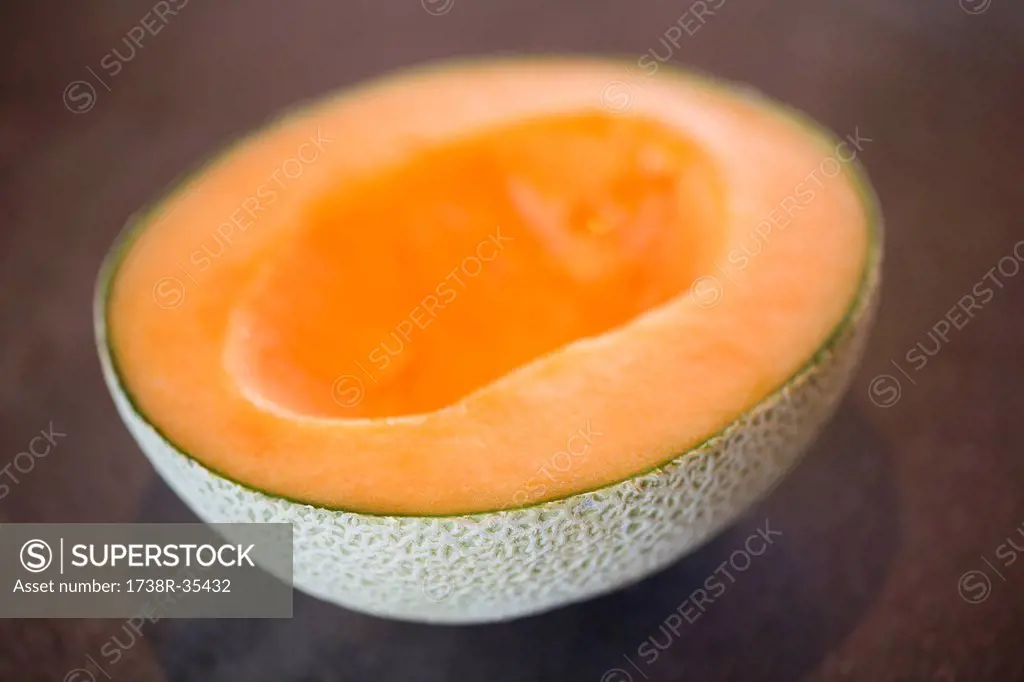 Cross section of a melon