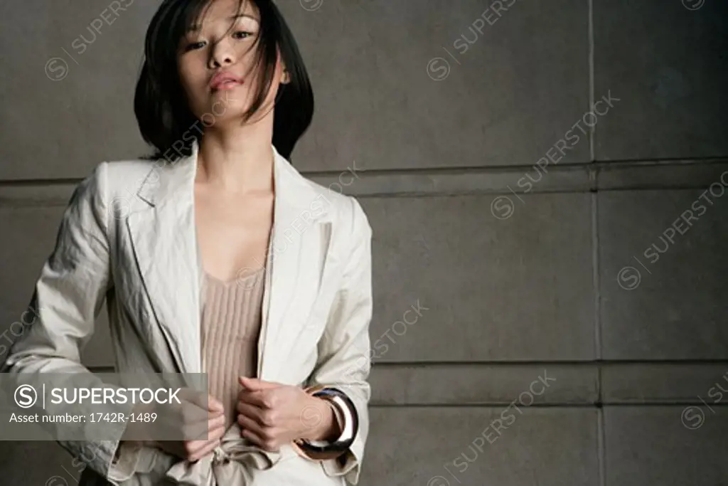 Fashionable Asian woman posing for the camera