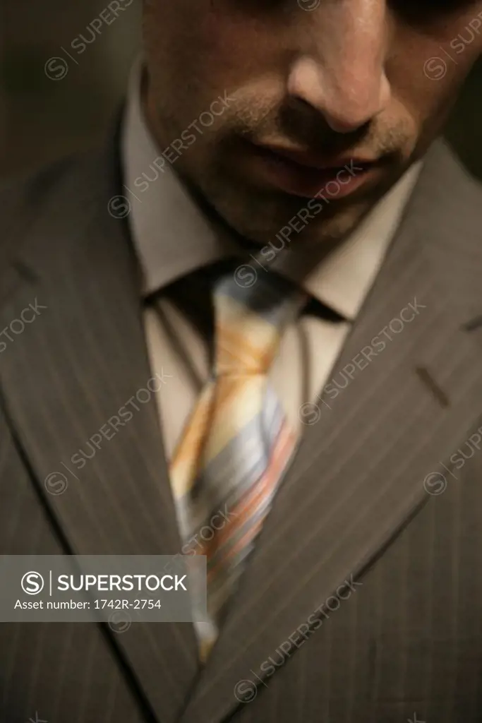 Close-up of a businessman.