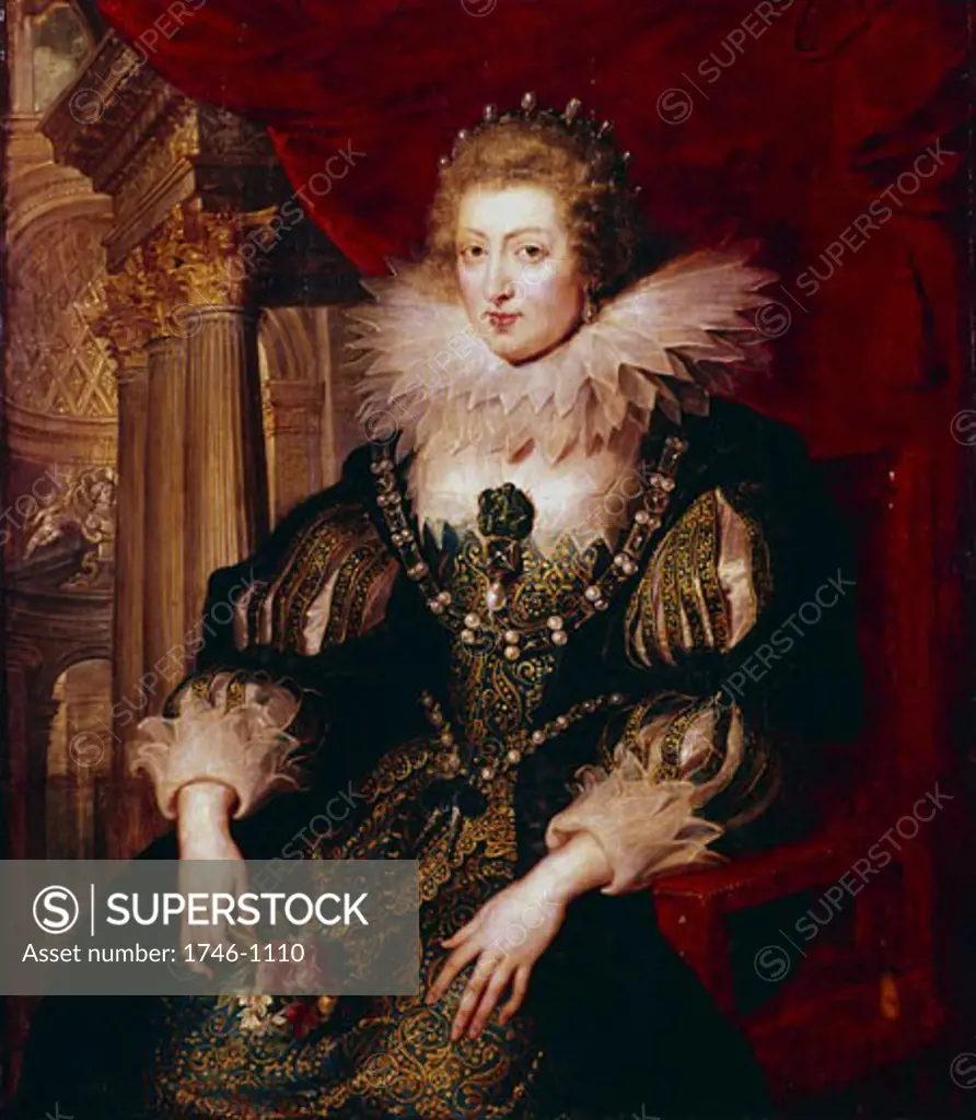 Anne of Austria (1601-1666), Peter Paul Rubens, (1577-1640/Flemish), Louvre, Paris