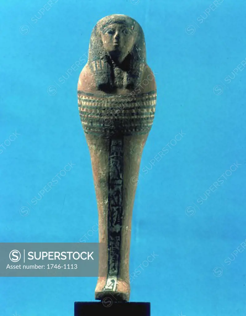 OSIRIS Egyptian gold. Son of Nut, brother of Set, husband of Isis, father of Horus. Wooden statue with polychrome decoration.