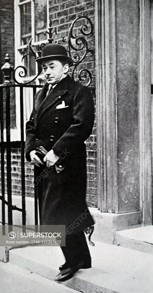 Photograph of Paul Reynaud (1878-1966) a French politician and lawyer who served as Prime Minister of France during the First World War. Dated 20th century